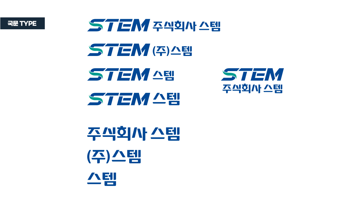 국문 타입